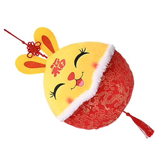 Holibanna Kaninchen-hängeornament Aus Pp-Baumwolle Plüschpuppen-anhänger Neujahrsgeschenk Für Party Wohnzimmer Auto Büro Holibanna Kaninchen-hängeornament Aus Pp-Baumwolle Plüschpuppen-anhänger Neujahrsgeschenk Für Party Wohnzimmer Auto Büro von Holibanna