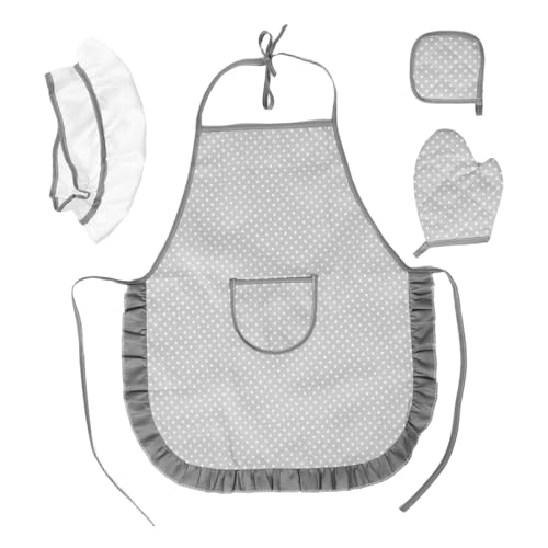 Holibanna Kochschürzen-set Für Mädchen Und Jungen Kochspielset Mütze Handschuh Topflappen Backschürzen Für Rollenspiele Für Kinder Holibanna Kochschürzen-set Für Mädchen Und Jungen Kochspielset Mütze Handschuh Topflappen Backschürzen Für Rollenspiele Für Kinder von Holibanna