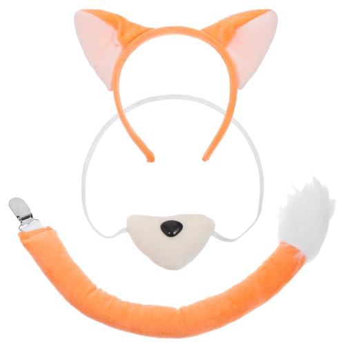 Holibanna Kostümset Für Fuchsohren Und Nase Süßes Und Weiches Faux Fur Fuchs Set Für Halloween Karneval Fasching Und Cosplay Events Teiliges Zubehör Für Partys Holibanna Kostümset Für Fuchsohren Und Nase Süßes Und Weiches Faux Fur Fuchs Set Für Halloween Karneval Fasching Und Cosplay Events Teiliges Zubehör Für Partys von Holibanna