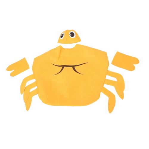Holibanna Krabbenkostüm Krabbenscheren Kostüm Krabben Kostüm Stoff Orange von Holibanna