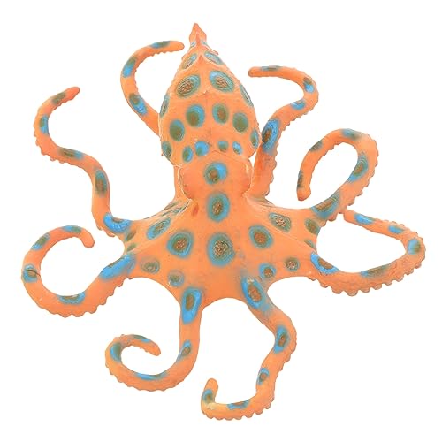 Holibanna Künstliches Blauring Modell aus Stabilem Lebensechte Nachbildung für Aquarium Dekoration Lernspielzeug und Ausstellungsmodell von Holibanna
