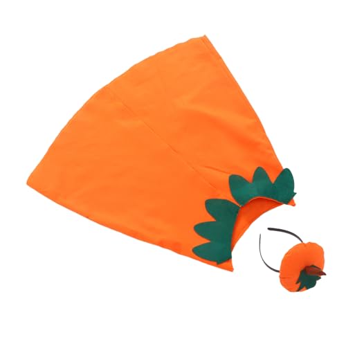 Holibanna Kürbis Kostüm Set Oranger Cape und Kopfband Halloween Verkleidung für Jungen Mädchen Leichtes Cape Atmungsaktivem für Schulaufführungen Party und Kostümparaden Holibanna Kürbis Kostüm Set Oranger Cape und Kopfband Halloween Verkleidung für Jungen Mädchen Leichtes Cape Atmungsaktivem für Schulaufführungen Party und Kostümparaden von Holibanna