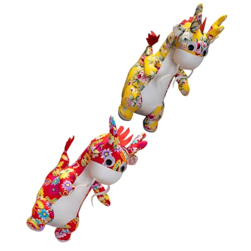 Holibanna Kuscheltier Drache Ausgestopft Plüsch Drachentier Spielzeug Dekoration Chinesischer Stil Mit Sternzeichen 2 Stück Holibanna Kuscheltier Drache Ausgestopft Plüsch Drachentier Spielzeug Dekoration Chinesischer Stil Mit Sternzeichen 2 Stück von Holibanna