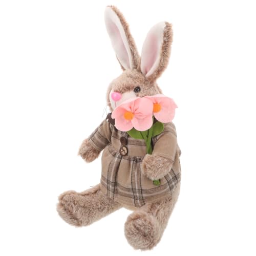 Holibanna Kuscheltier Hase Plüsch Deko Hasenfigur Für Frühlingsfest Niedlicher Tischschmuck Für Ostern Als Foto Requisite Für Feiern Holibanna Kuscheltier Hase Plüsch Deko Hasenfigur Für Frühlingsfest Niedlicher Tischschmuck Für Ostern Als Foto Requisite Für Feiern von Holibanna