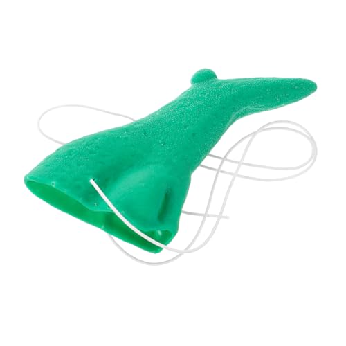 Holibanna Lustige Halloween Hexennase aus Vinyl Cosplay Requisite für Mottopartys Langlebig und Einfach zu Tragen für Erwachsene Grüne Lange Nase von Holibanna