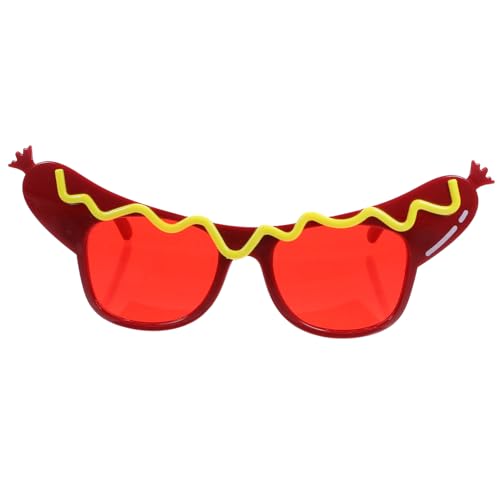 Holibanna Lustige Partybrille Hot Dog Design aus Witzige Scherzbrille für Erwachsene Auffälliges Partyzubehör für Karneval Hochzeit Treffen und Feierlichkeiten Holibanna Lustige Partybrille Hot Dog Design aus Witzige Scherzbrille für Erwachsene Auffälliges Partyzubehör für Karneval Hochzeit Treffen und Feierlichkeiten von Holibanna