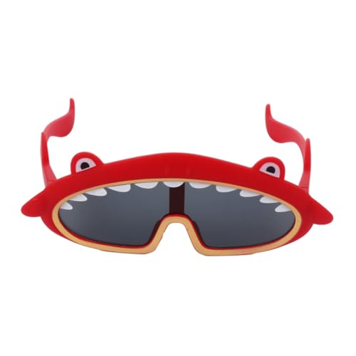 Holibanna Lustige Partybrille Shark Design Rot Spaßbrille Prank Glasses Karneval Halloween Zubehör Jungen Mädchen Holibanna Lustige Partybrille Shark Design Rot Spaßbrille Prank Glasses Karneval Halloween Zubehör Jungen Mädchen von Holibanna