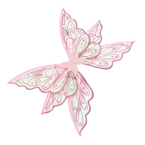Holibanna Mädchen Kostüm Glitzernde Schmetterlingsflügel für Cosplay Karneval Geeignet für Partys und Aufführungen Kleine Pinke Flügel mit Goldenen Akzenten Holibanna Mädchen Kostüm Glitzernde Schmetterlingsflügel für Cosplay Karneval Geeignet für Partys und Aufführungen Kleine Pinke Flügel mit Goldenen Akzenten von Holibanna
