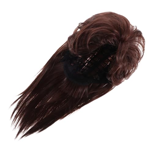 Holibanna Männer Perücke Vokuhila-perücken Für Männer Lange Lockige Perücke Kopfschmuck Perücken Partyperücken Für Maskerade Cosplay Perücken Für Maskerade Coffee Hochtemperaturdraht von Holibanna