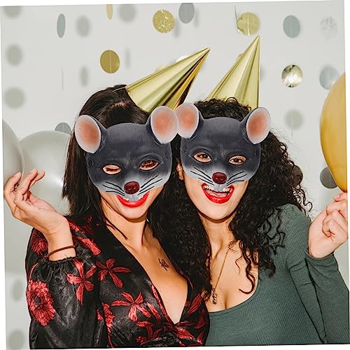 Holibanna Mäuse Maske aus PU Schaum Leichte Cosplay Gesichtsmaske für Halloween Karneval Party Unisex Erwachsenen und Maske in Dunkelgrau Atmungsaktiv und Komfortabel Holibanna Mäuse Maske aus PU Schaum Leichte Cosplay Gesichtsmaske für Halloween Karneval Party Unisex Erwachsenen und Maske in Dunkelgrau Atmungsaktiv und Komfortabel von Holibanna