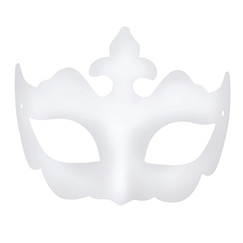 Holibanna Entfesseln Sie Ihre Kreativität Handgemachte Papiermasken Weiße Maske für Erwachsene Halloween Kostüme Maske Maskerade Krone Holibanna Entfesseln Sie Ihre Kreativität Handgemachte Papiermasken Weiße Maske für Erwachsene Halloween Kostüme Maske Maskerade Krone von Holibanna
