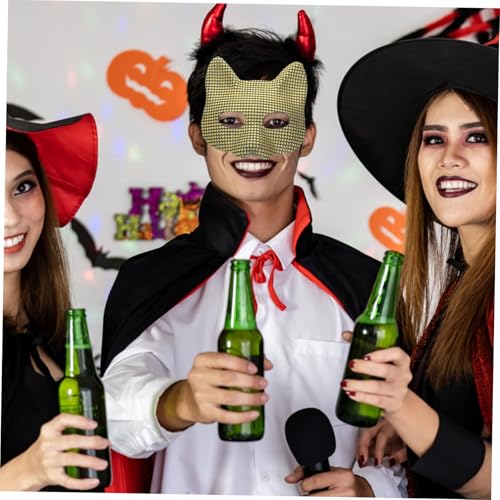 Holibanna Masquerade Fuchs Halbgesichtsmaske Damen Leicht Verstellbar Komfortabel Für Halloween Karneval Cosplay Party Bühnenauftritte Holibanna Masquerade Fuchs Halbgesichtsmaske Damen Leicht Verstellbar Komfortabel Für Halloween Karneval Cosplay Party Bühnenauftritte von Holibanna