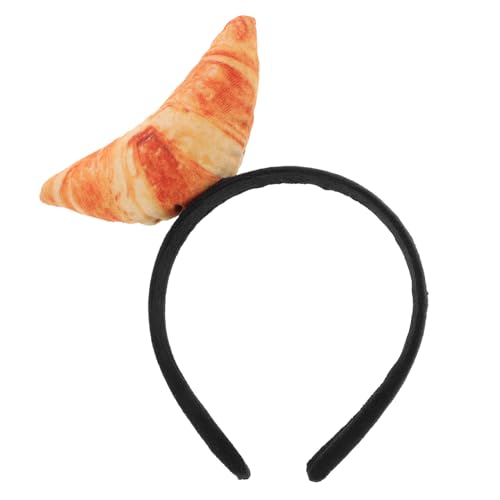 Holibanna Mini-Food-Hut-Stirnband Brotform Haarreifen Neuartiger Lebensmittel-Kopfschmuck Lustiges Cosplay Für Halloween Weihnachten Kostüm Partyzubehör von Holibanna