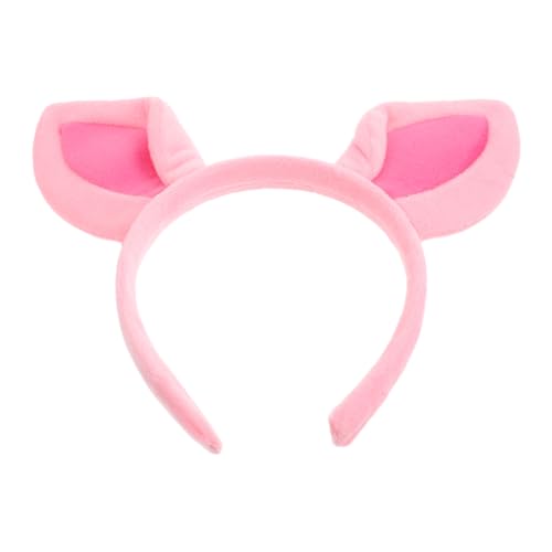 Holibanna Niedliches Rosa Schweineohr haarband aus Weichem Plüsch Bequemes Stirnband für Erwachsene für Halloween Geburtstagsfeiern Cosplay und Kostümpartys von Holibanna