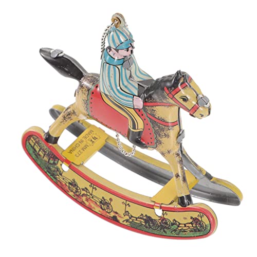 Holibanna Nostalgisches Blechspielzeug Schaukelpferd Retro Sammlung Kinderzimmer Dekoration Handwerkskunst Eisenoptik Vintage Ornament Holibanna Nostalgisches Blechspielzeug Schaukelpferd Retro Sammlung Kinderzimmer Dekoration Handwerkskunst Eisenoptik Vintage Ornament von Holibanna
