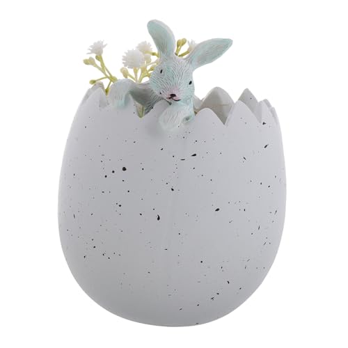 Holibanna Osterhasen Mini Hasenfiguren Frühling Hase Ostern Topf Figur Kaninchen Statue Zubehör Sammlerstück von Holibanna