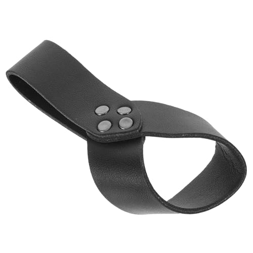 Holibanna PU Kunstleder Schwerthalter Mittelalterlich Ergonomisch Verstellbar Schwerthalter für Cosplay Bühnenperformance und Ritterkostüm Zubehör von Holibanna