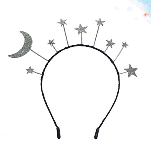Holibanna Kopfschmuck Sterne Stirnband Pailletten Haareif für Party Cosplay Kostüm Zubehör Stirnband von Holibanna