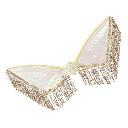 Holibanna Partyflügel Feenflügel für Mädchen Schmetterlingsfeenkostüm bilden geschenk deko Cosplay-Flügel Kostüm Flügel Pailletten Rock Partybedarf Kleidung Make-up-Kostüm-Requisiten Stoff von Holibanna