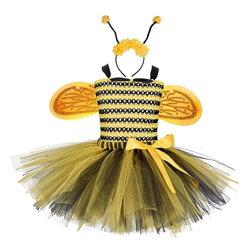 Holibanna Partyrock für Mädchen Bienenkleid Röcke für Mädchen Tüllrock für Mädchen Holibanna Partyrock für Mädchen Bienenkleid Röcke für Mädchen Tüllrock für Mädchen von Holibanna