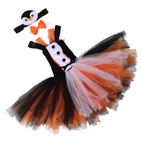 Holibanna Pinguin Kostüm Halloween Tutu Kleid Kopfband Fliege für Kleinkinder Tierkostüm Bühnenauftritt Verkleidung Tierparty Jahre Holibanna Pinguin Kostüm Halloween Tutu Kleid Kopfband Fliege für Kleinkinder Tierkostüm Bühnenauftritt Verkleidung Tierparty Jahre von Holibanna