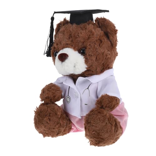 Holibanna Plüsch Doktorbär für Medizinstudenten Abschlussgeschenk aus Weichem Material Kuscheltier oder Beruhigendes zur Graduierung für Ärzte Holibanna Plüsch Doktorbär für Medizinstudenten Abschlussgeschenk aus Weichem Material Kuscheltier oder Beruhigendes zur Graduierung für Ärzte von Holibanna