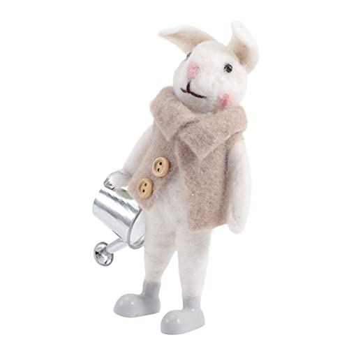 Holibanna Plüsch Kaninchenfigur Kuschelige Hasenpuppe aus Hochwertigem Material für Freunde und Dekoration von Holibanna