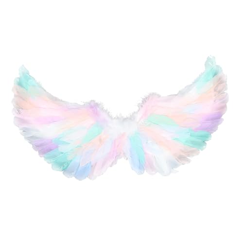 Holibanna Plüschflügel Kostümaccessoire Bunte Kleine Flügel für Performance und Party Leichte Bequeme Engelsschwingen für Kinderfest Bezaubernde Plume Flügel als Fotorequisite und von Holibanna