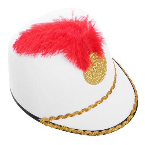 Holibanna Plume Design Ritterhut Weiß Kompakter Cosplay Kostümhut Komfortabel Sicher Für Party Festival Parade Inspektion Cosplay Zubehör Holibanna Plume Design Ritterhut Weiß Kompakter Cosplay Kostümhut Komfortabel Sicher Für Party Festival Parade Inspektion Cosplay Zubehör von Holibanna