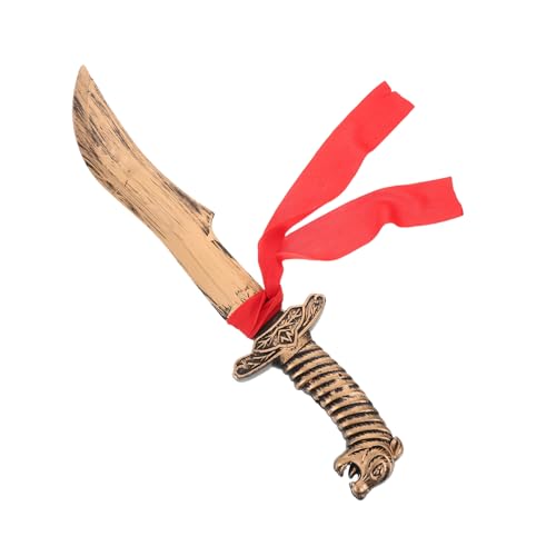 Holibanna Pretend Play Toy Sword Plastikklinge Realistisches Piratenschwert für Leichtgewichtige Ritter für Halloween Fasching Rollenspiel Zubehör von Holibanna