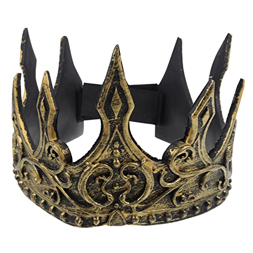 Holibanna Pu Mittelalterliche Königskrone Für Männer Verstellbares Stirnband Antikes Design Für Cosplay Hochzeiten Halloween Und Partys Holibanna Pu Mittelalterliche Königskrone Für Männer Verstellbares Stirnband Antikes Design Für Cosplay Hochzeiten Halloween Und Partys von Holibanna