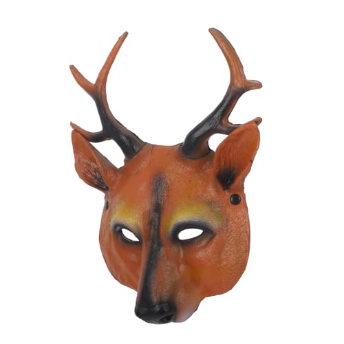 Holibanna Realistische Hirschmaske Halloween Party Cosplay Maske Tierkopf Requisit Langlebig für Kostüm Karneval Maskerade Holibanna Realistische Hirschmaske Halloween Party Cosplay Maske Tierkopf Requisit Langlebig für Kostüm Karneval Maskerade von Holibanna