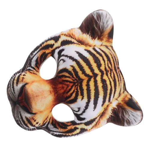 Holibanna Realistische Tiger Maske für Cosplay und Karneval Vielseitige Tiergesichtsmaske für Halloween Maskenball und Kostümpartys Bequemes Design für Langes Tragen Foto-requisite für von Holibanna