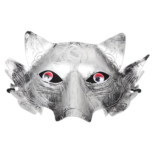 Holibanna Realistische Wolf Maske Kunststoff Halloween Tiermasken Cosplay Maske für Erwachsene für Kostümpartys Karneval und Festival Holibanna Realistische Wolf Maske Kunststoff Halloween Tiermasken Cosplay Maske für Erwachsene für Kostümpartys Karneval und Festival von Holibanna
