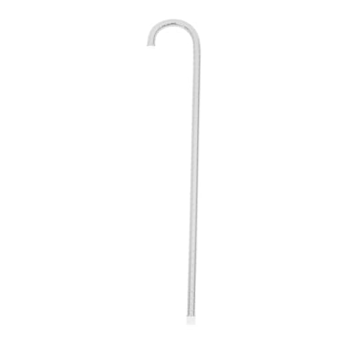 Holibanna Rollenspiel-Krücken Kostüm Tanzstöcke Zelthering Schaukelanker Zuckerstangenkleid für Mädchen Party zubehör Cosplay Jazz-Deko-Requisite Halloween-Anziehstütze PVC Silver von Holibanna