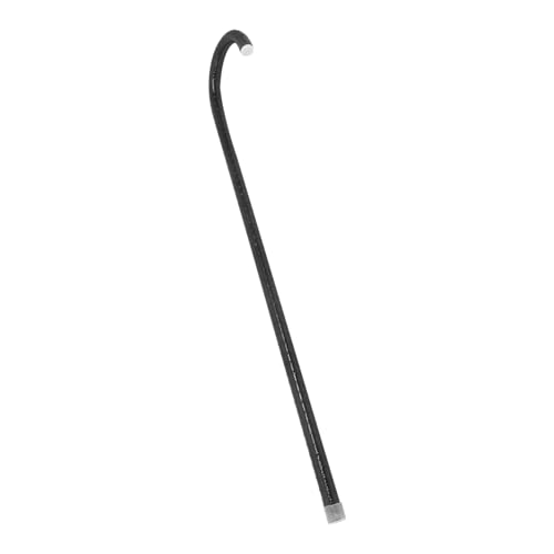 Holibanna Rollenspiel-Krücken Personal-Kostüm-Requisite mit einziehbarem Stab Tanzrequisiten Cosplay Rollenspielzubehör Partyversorgung Gehstock-Zubehör für Bauchtanz PVC Black Holibanna Rollenspiel-Krücken Personal-Kostüm-Requisite mit einziehbarem Stab Tanzrequisiten Cosplay Rollenspielzubehör Partyversorgung Gehstock-Zubehör für Bauchtanz PVC Black von Holibanna