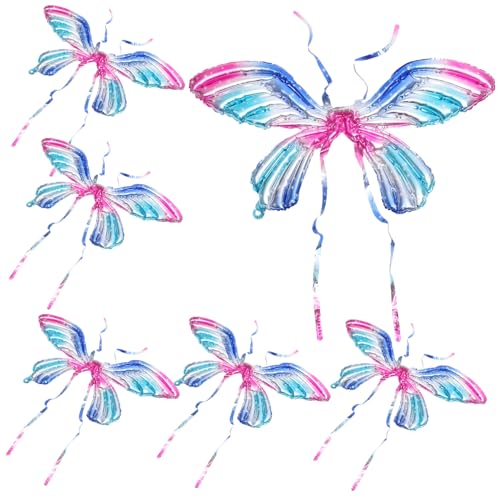 Holibanna Schillernde Schmetterlingsflügel Luftballons Aluminiumfolie Party Deko für Kostüm und Märchenpartys Vielseitige Bühnenrequisite für Halloween Weihnachten und Holibanna Schillernde Schmetterlingsflügel Luftballons Aluminiumfolie Party Deko für Kostüm und Märchenpartys Vielseitige Bühnenrequisite für Halloween Weihnachten und von Holibanna