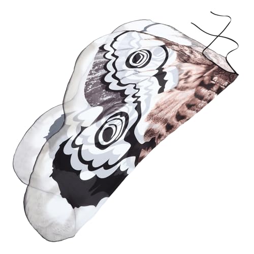 Holibanna Schmetterlings Schal Set Flügel Mädchen Tanzkostüm Umhang Party Umhang Halloween Cosplay Schmetterlingsflügel Schmetterlingsflügel Schmetterlingsponcho von Holibanna