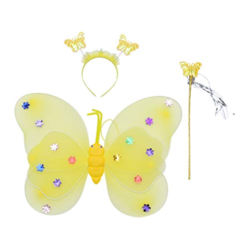 Holibanna 3-teiliges Set Schmetterlingsflügel Fee-ankleidekostüm Für Mädchen Schmetterlingskostüme Flügel Stirnband Party-requisiten Für Jungen Und Mädchen Zufälliger Stil Holibanna 3-teiliges Set Schmetterlingsflügel Fee-ankleidekostüm Für Mädchen Schmetterlingskostüme Flügel Stirnband Party-requisiten Für Jungen Und Mädchen Zufälliger Stil von Holibanna