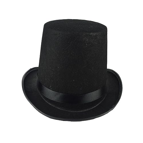Holibanna Schwarzer Zylinderhut für Herren Klassisches Kostümzubehör für Maskerade Party für Karneval Fasching Festliche Anlässe Holibanna Schwarzer Zylinderhut für Herren Klassisches Kostümzubehör für Maskerade Party für Karneval Fasching Festliche Anlässe von Holibanna