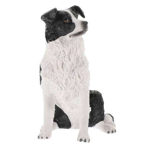 Holibanna Simulation Hund Statue Dekoration Harz Handwerk Kleine Hund Figurine Desktop Harz Skulptur Garten Deko Ornament Innenbereich von Holibanna