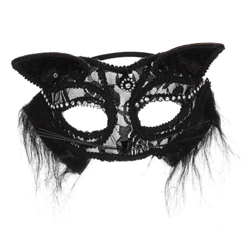 Holibanna Spitze Katze Gesichtsmaske Masken Halloween Maskerade Tanzparty-requisite Fotografie -requisite Partyzubehör Halbe Gesichtsmaske Für Frauen Dekorative Spitzenmaske Black Plastik Holibanna Spitze Katze Gesichtsmaske Masken Halloween Maskerade Tanzparty-requisite Fotografie -requisite Partyzubehör Halbe Gesichtsmaske Für Frauen Dekorative Spitzenmaske Black Plastik von Holibanna