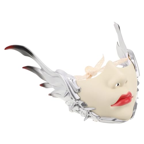 Holibanna Steampunk Halbgesichtsmaske mit Mechanischem Design Futuristische Cosplay Maske für Halloween und Karneval für Events und Professionelle Kostüme Holibanna Steampunk Halbgesichtsmaske mit Mechanischem Design Futuristische Cosplay Maske für Halloween und Karneval für Events und Professionelle Kostüme von Holibanna