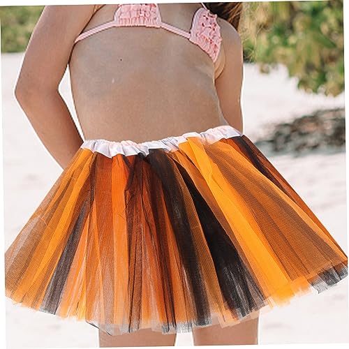 Holibanna Tiger Ohr Haarreif Teilig mit Tüllrock Weiches Plüsch Cosplay Stirnband für Halloween Kostüm Bequem und Dekorativ Geeignet für Party und Karneval von Holibanna