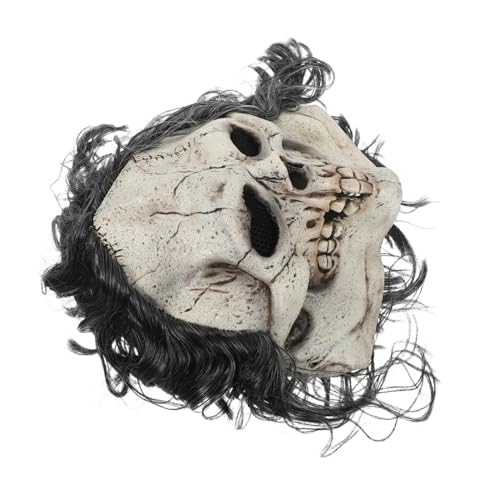 Holibanna Totenkopf Maske Totenkopf Geistermaske Cosplay Skelett Maske Karnevalsmaske Gruselige Kostümmaske Halloween Kostümzubehör Gruselige von Holibanna