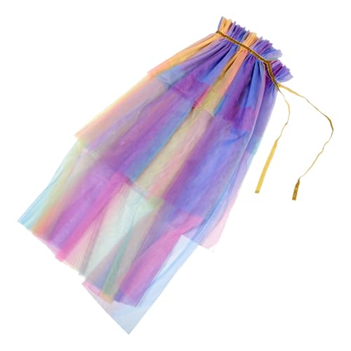 Holibanna Tüll Umhang für Mädchen Leichter Polyester Cape Atmungsaktiv und Sanft Geeignet für Kostüm Karneval Halloween und Geburtstagsparty Vielseitiges Verkleidungskleidungsstück von Holibanna