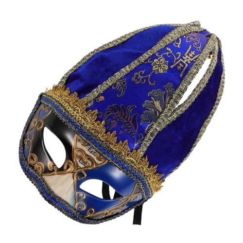 Holibanna Venezianische Halbgesichtsmaske halloween mitgebsel halloween oblaten Halloween Maske für Herren karnawal Maskerade Masken Halloween-Partymaske ausgefallene Ballmaske Plastik Blue Holibanna Venezianische Halbgesichtsmaske halloween mitgebsel halloween oblaten Halloween Maske für Herren karnawal Maskerade Masken Halloween-Partymaske ausgefallene Ballmaske Plastik Blue von Holibanna
