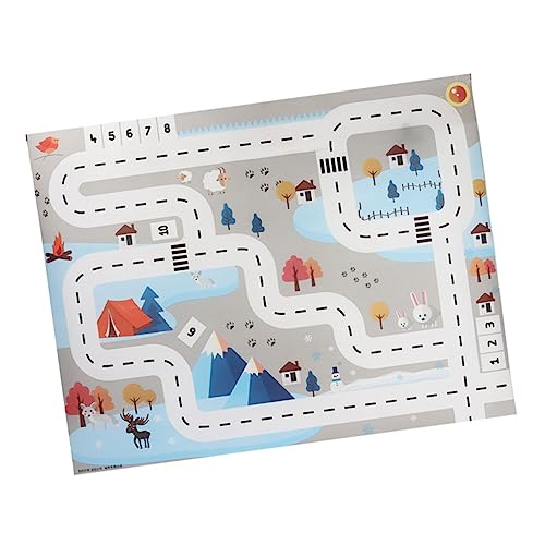 Holibanna Verkehrsspielmatte Für Puzzlematte Spielteppich Sicher Langlebig Krabbeln Fördert Die Frühkindliche von Holibanna