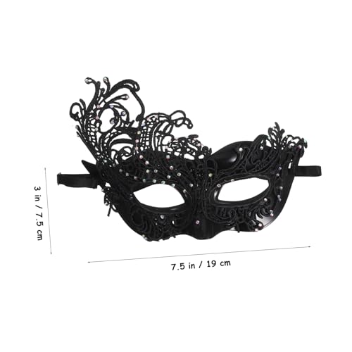 Holibanna Vintage Spitzen-masquerade-maske Halbgesichts-design mit Elastischem Band für Halloween Kostüm Ball Karneval Party Damen Cosplay Zubehör Holibanna Vintage Spitzen-masquerade-maske Halbgesichts-design mit Elastischem Band für Halloween Kostüm Ball Karneval Party Damen Cosplay Zubehör von Holibanna