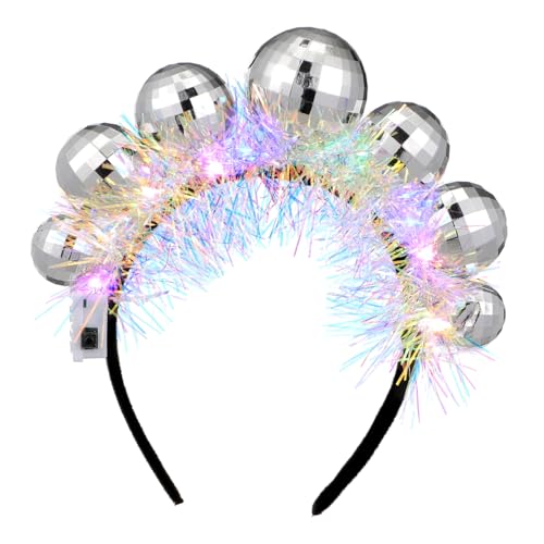 Holibanna Weihnachts-disco-stirnband Disco-kopfbedeckung Für Damen Und Mädchen Party-accessoire Weicher Kunststoff Holibanna Weihnachts-disco-stirnband Disco-kopfbedeckung Für Damen Und Mädchen Party-accessoire Weicher Kunststoff von Holibanna